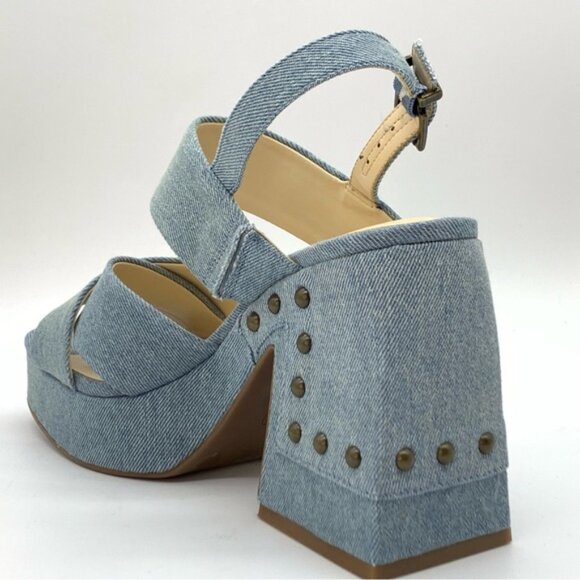 Jessica Simpson Nellenie Sandal in Denim Light Blue - Picture 6 of 14